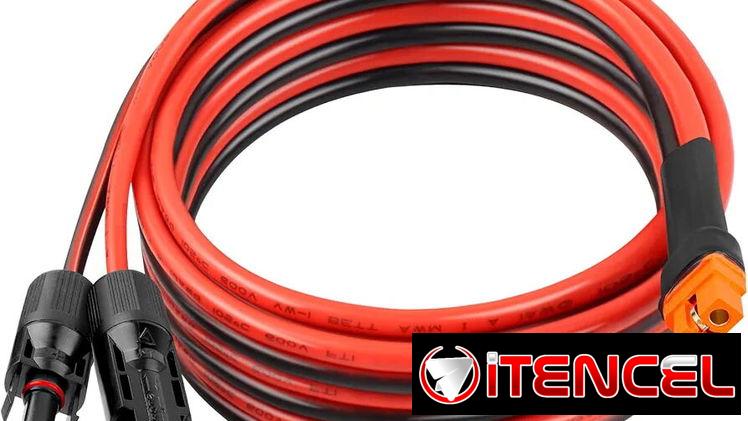 Cable original XT60i 10AWG para estaciones de energía (ecoflow) y paneles solares.