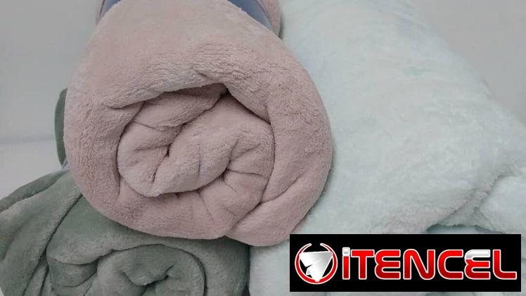 Cobijas con piel de durazno