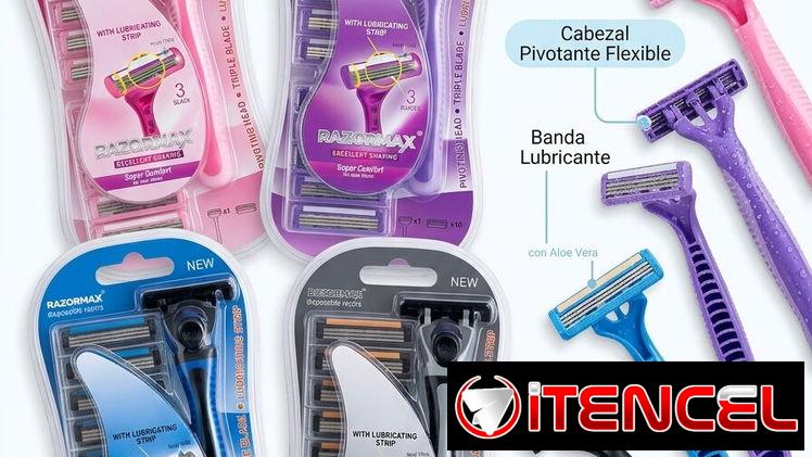 Máquinas de afeitar con 10 repuestos