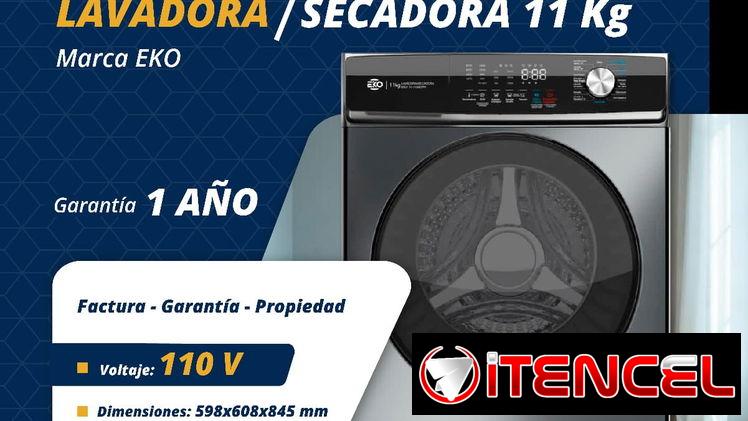 Lavadora secadora marca Eko con garantía