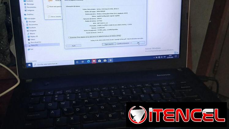 Laptop de uso marca Lenovo