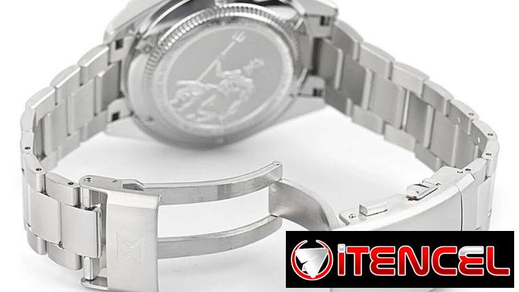 RELOJ DE LUJO SUIZO AUTOMATICO MARCA EDOX NEPTUNIAN (80120-3BUM-BUF) CRISTAL ZAFIRO , 44MM EN ACERO INOXIDABLE  58049738