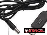 🔌⚡ CABLE ELEVADOR USB 5V a 12V – RESPALDO PARA ROUTER Y MÁS 🔋📡