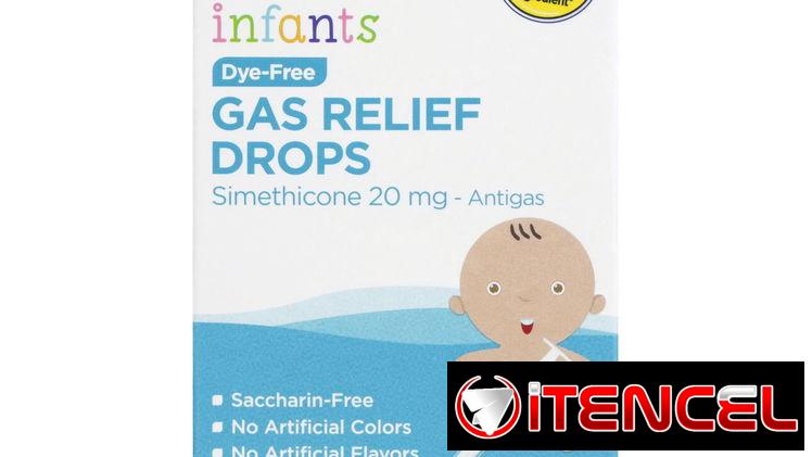 Simeticona en gotas para lactantes y bebés niños