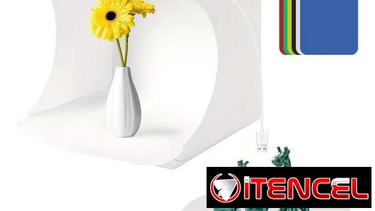 Caja de Luz 9” con Plato Giratorio Motorizado