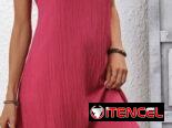 Vestidos de verano verde o rosa funcia