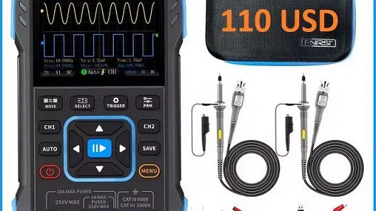 J131 Vendo Osciloscopio + multímetro + generador de señal 3 en 1 marca FNIRSI Modelos 2C53T y DSO153