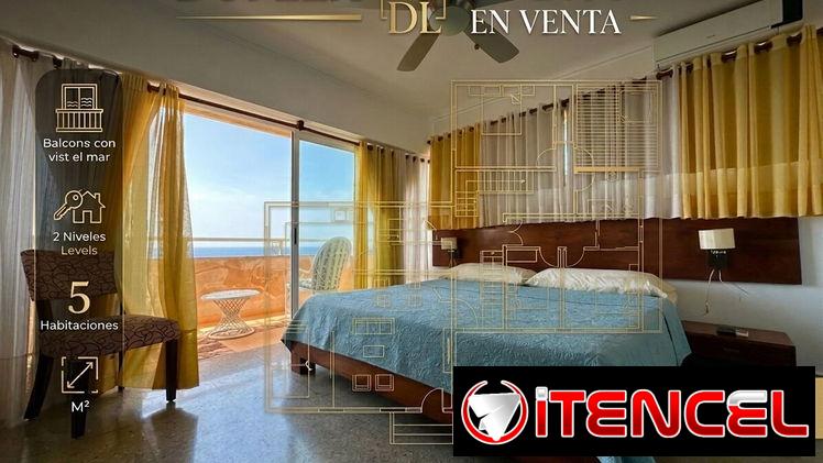 HERMOSO DUPLEX DE LUJO VISTA AL MAR 5 HABITACIONES