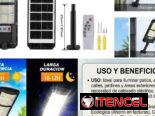 Lamparas recargable con panel solar
