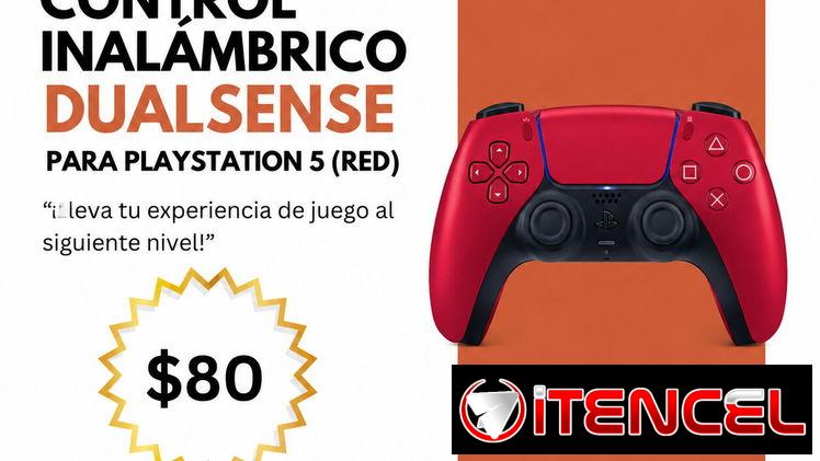 Control Inalámbrico DualSense para PlayStation 5 (Red) | videojuegoshabana.com