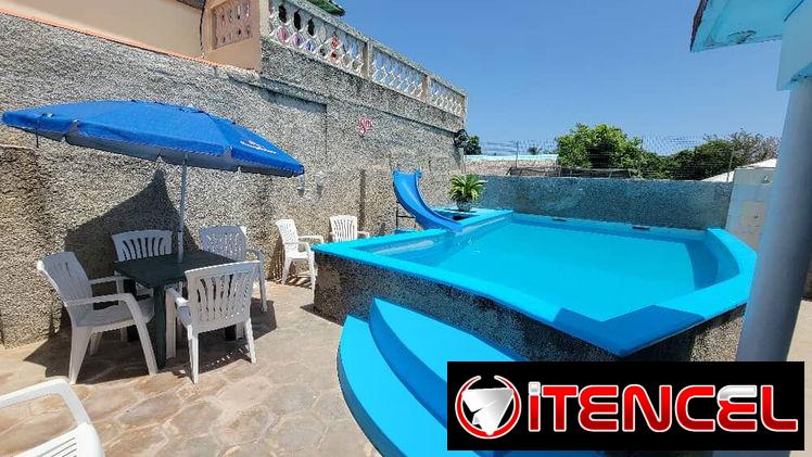 Oferta de descuento en casa  Nataly con piscina en la playa de Guanabo, ubicada a sólo una cuadra del mar 🌊+53 52463651