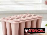 🍦 Molde para Paletitas de Helado 🧊 Forma de Picolé en Silicona ❤️ 10 Cavidades con Tapa  🎉 Ideal para Postres Caseros