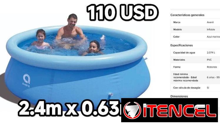 Piscinas de varios modelos y marcas