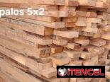 Palos de 5×2 y 4×2 de 4m