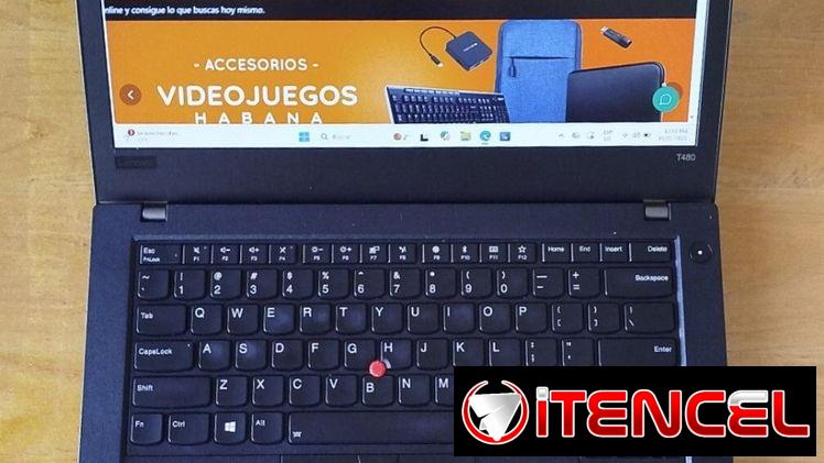 💻 Laptop Lenovo ThinkPad T480 – Core i5 8va Gen / 16GB RAM / 256GB SSD / Windows 11