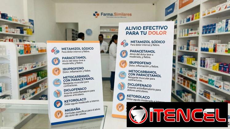 Paracetamol, Ibuprofeno, Duragina, Diclofenaco