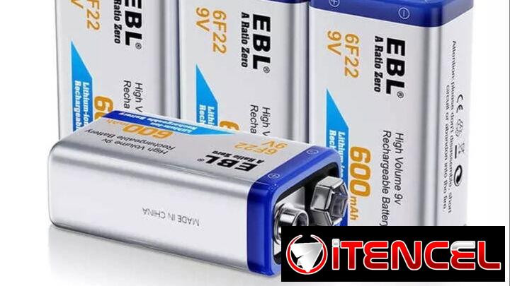 Batería recargable 9 Volt