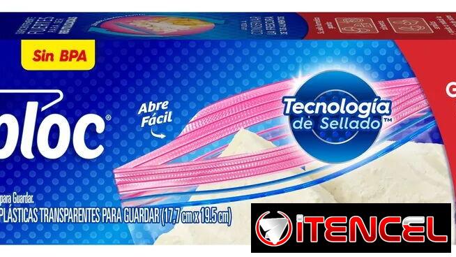 Bolsas de Plástico Reutilizables Ziploc para Guardar Alimentos, 1 Paquete con 25 Bolsas de Tamaño Mediano