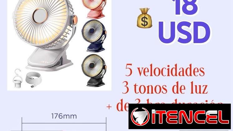 Ventiladores recargables