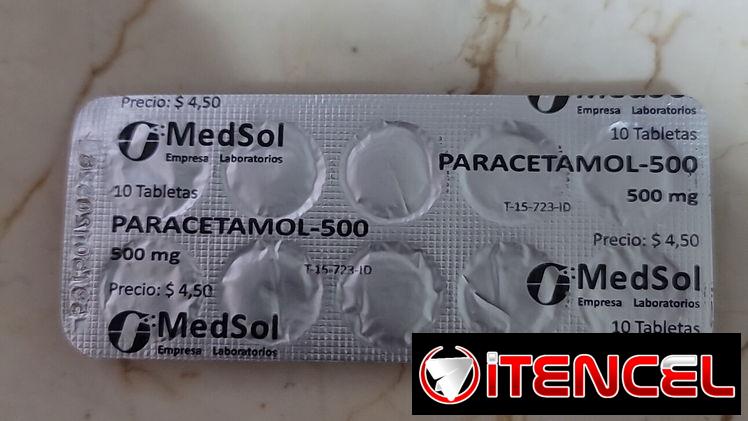 Paracetamol de 500mg cubano