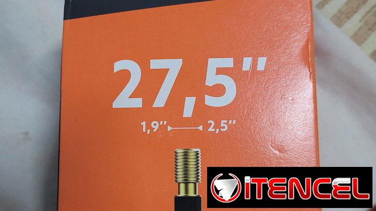 Cámaras de bicicleta 27.5 . Marca Decathlon. Expandible 1.9 a 2.5