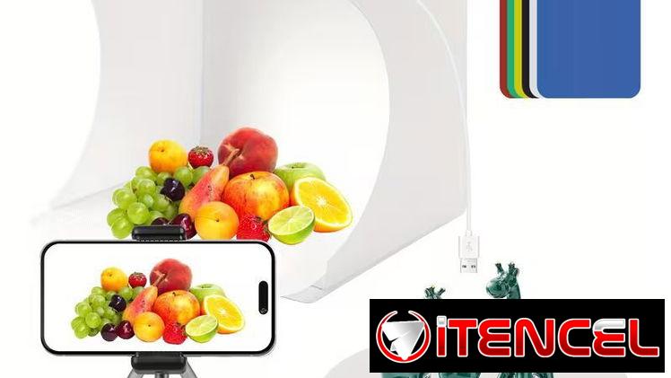 * Caja de Luz 9” con Plato Giratorio Motorizado