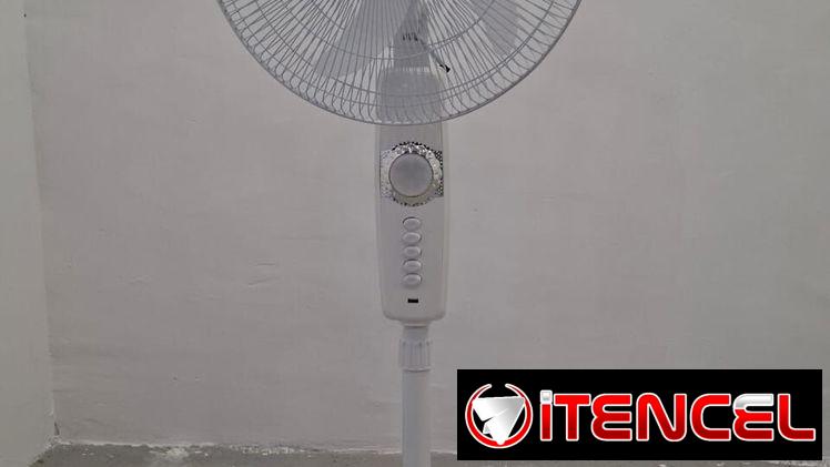 Ventilador recargable de pedestal milexus  mensajería incluida