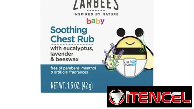 Chest rub Vapo Rub para bebes con eucalipto y lavanda