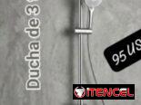 Ducha de tres tiros , fregadero , llaves mezcladoras entre otros