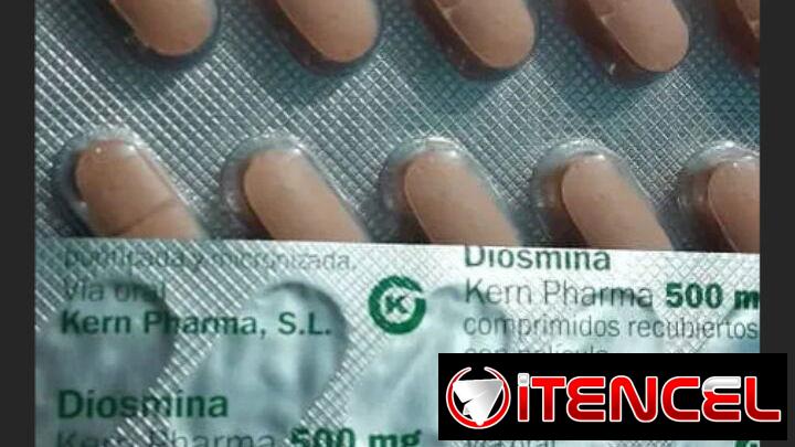 Venta de Diosmina . Blíster de 10 tabletas de 500 mgrs en 1500 pesos