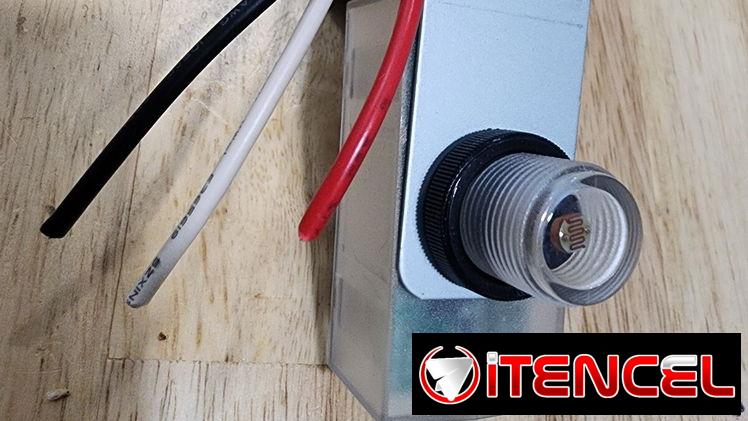Foto sensor de luz, para apagar o encender y controlar de dia y de noche,