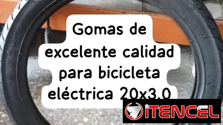 ‼️GOMAS PARA BICICLETAS ELÉCTRICA 20X3.0 EXCELENTE CALIDAD