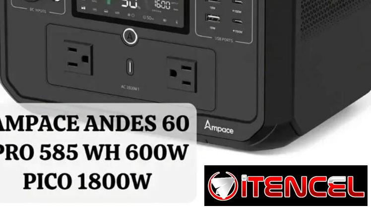 PLANTA ELECTRICA AMPACE ANDES DE 600 W HASTA 1800 W. NUEVA