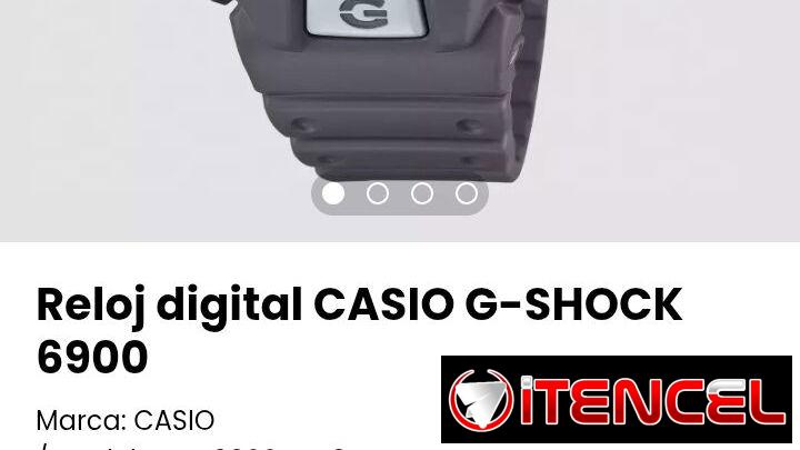 Reloj digital CASIO G-SHOCK 6900. Nuevo