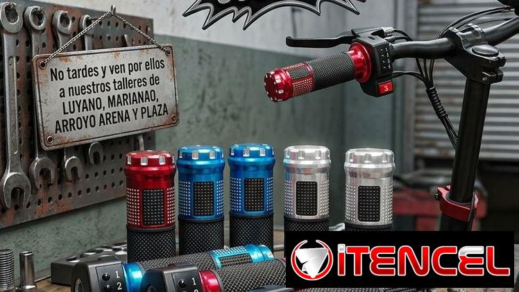🏍️¡Domina tu Ruta con Estilo a traves de Nuestros PUÑOS d’ PULSACION d’ 4 VELOCIDADES y RETROCESO!.🏍️