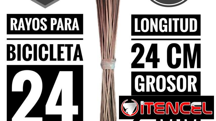 Rayos de bicicleta 24