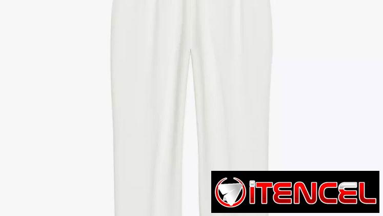 Pantalón Zara elegante blanco