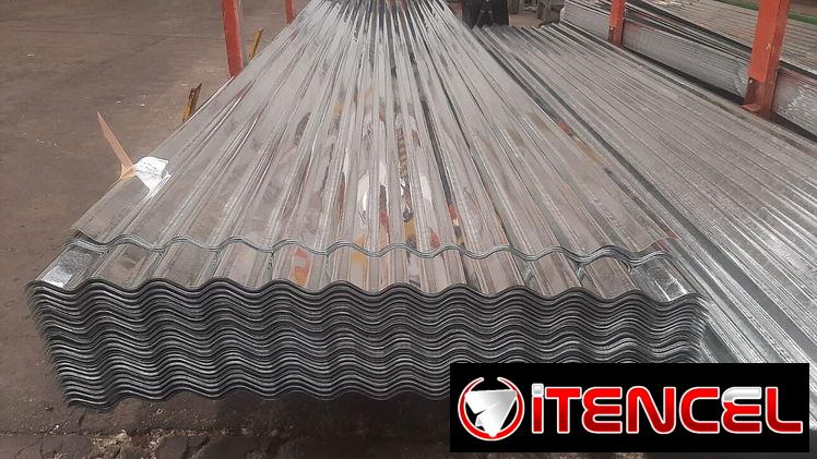 tejas de zinc galvanizadas 0.80 x 3.66