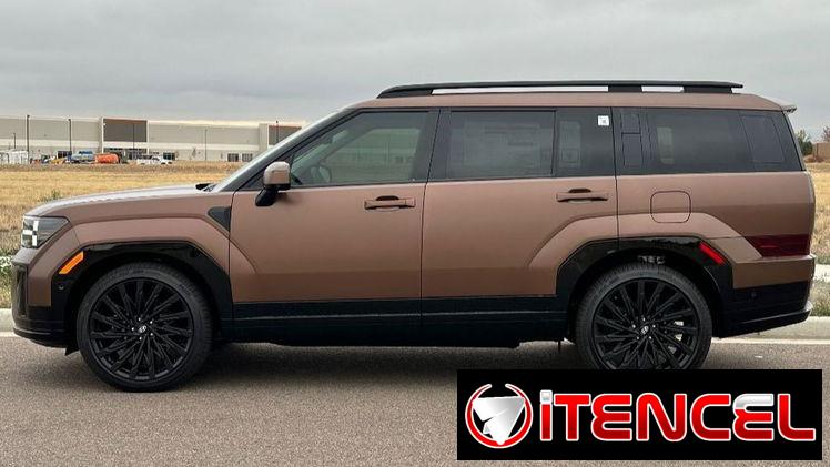 Santa fe Calligraphy 2025 chapa y certifico listo,este SUV tiene un amplio espacio para pasajeros(7 plazas)