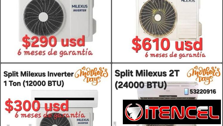 ‼️Split MILEXUS 2 Toneladas 220V‼️6 meses de garantía ‼️53220916