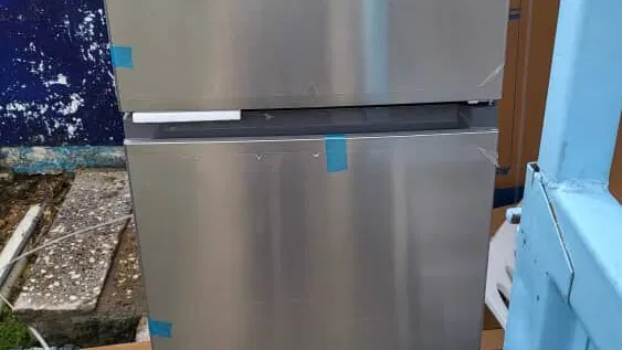 Refrigeradores marca Milexus de 6.5 y 7 pies cúbicos Grises de Acero inoxidable New Caja