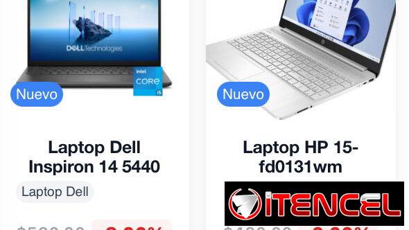 Venta de laptops nuevas selladas y de poco uso con garantia, varias marcas y modelos como Macbook,Surface,Hp,Asus, Dell