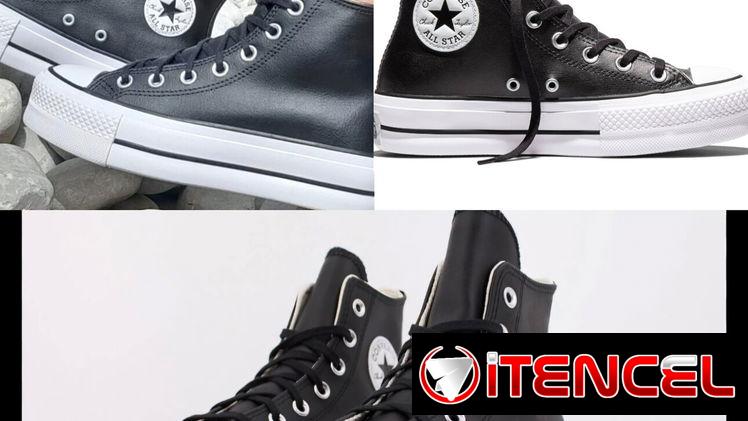 Converse Hi Lift Leather Negras