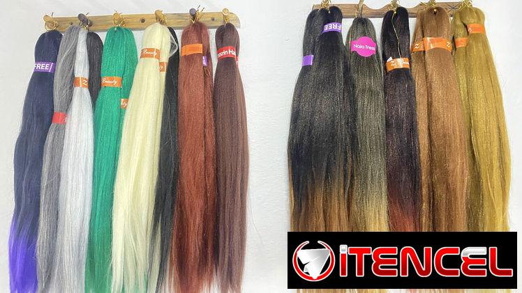 Moños Kanekalon para trenzas