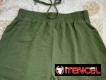 Shorts de tela de mujer
