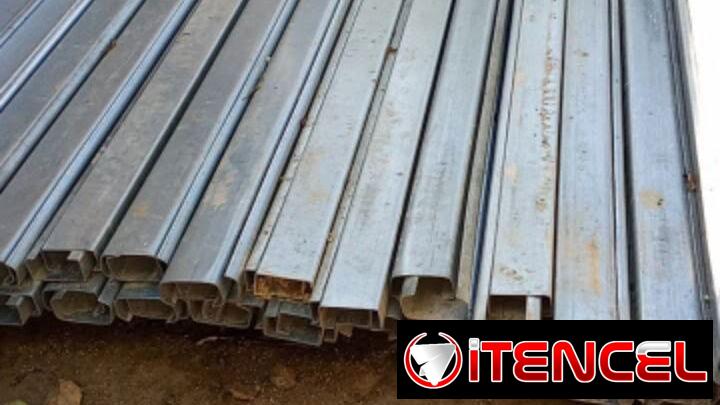 Purles galvanizados de 6 metros