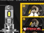 Pareja de bombillos H7 120W, 22000 Lumens, 12V (50 USD la pareja)