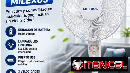 Ventilador recargable