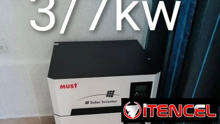 Inversor todo en uno Must de 3kw con batería de 7 kw 110 y 220 volt