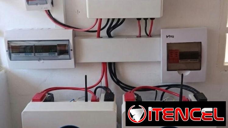 Kit inversor sako de 10 kw con 2 batería sako de 10 kw y 400 AH